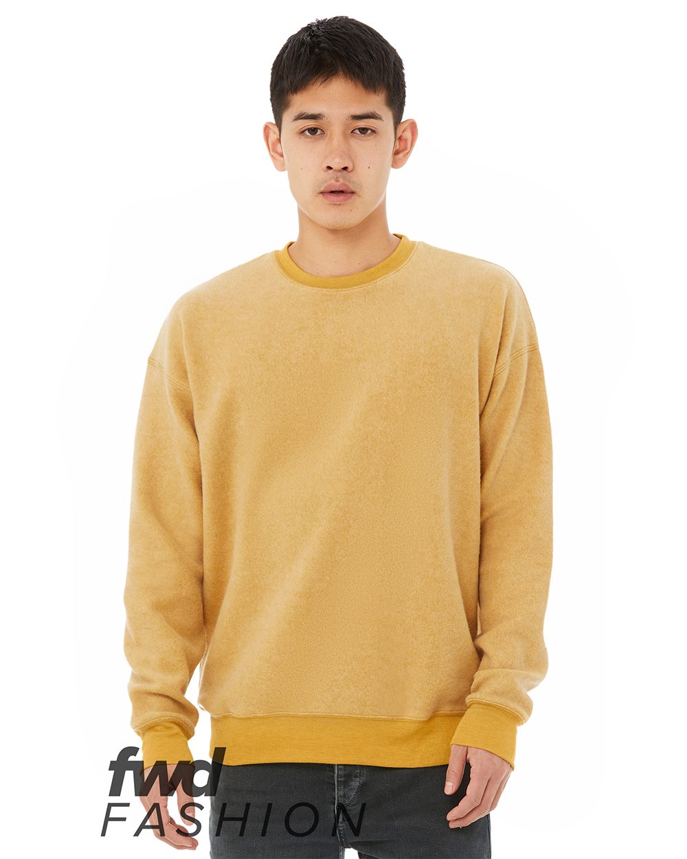 Unisex FWD Fashion Sueded Drop Shoulder Crewneck Sweatshirt | 3345
