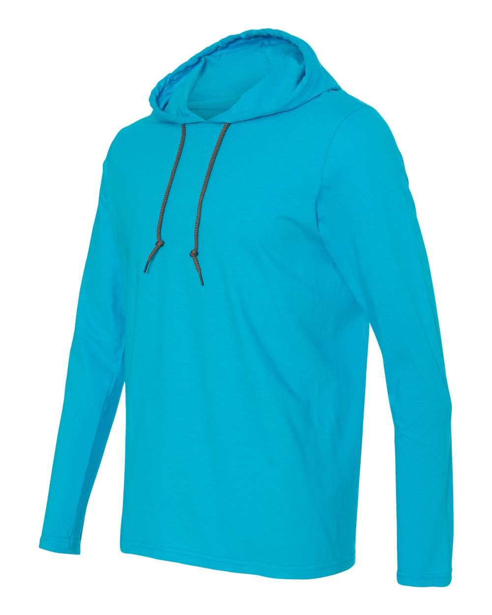 Unisex Softstyle® Lightweight Hooded Long Sleeve T-Shirt | 987