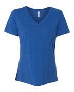 Women's Relaxed Triblend V-Neck Tee | 6415