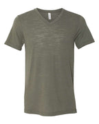 Unisex Textured Jersey V-Neck Tee | 3655