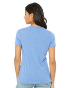 Women's Relaxed Triblend V-Neck Tee | 6415