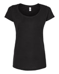 Women's Poly-Rich Scoop Neck T-Shirt | 243