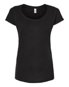 Women's Poly-Rich Scoop Neck T-Shirt | 243