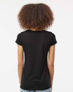 Women's Poly-Rich Scoop Neck T-Shirt | 243