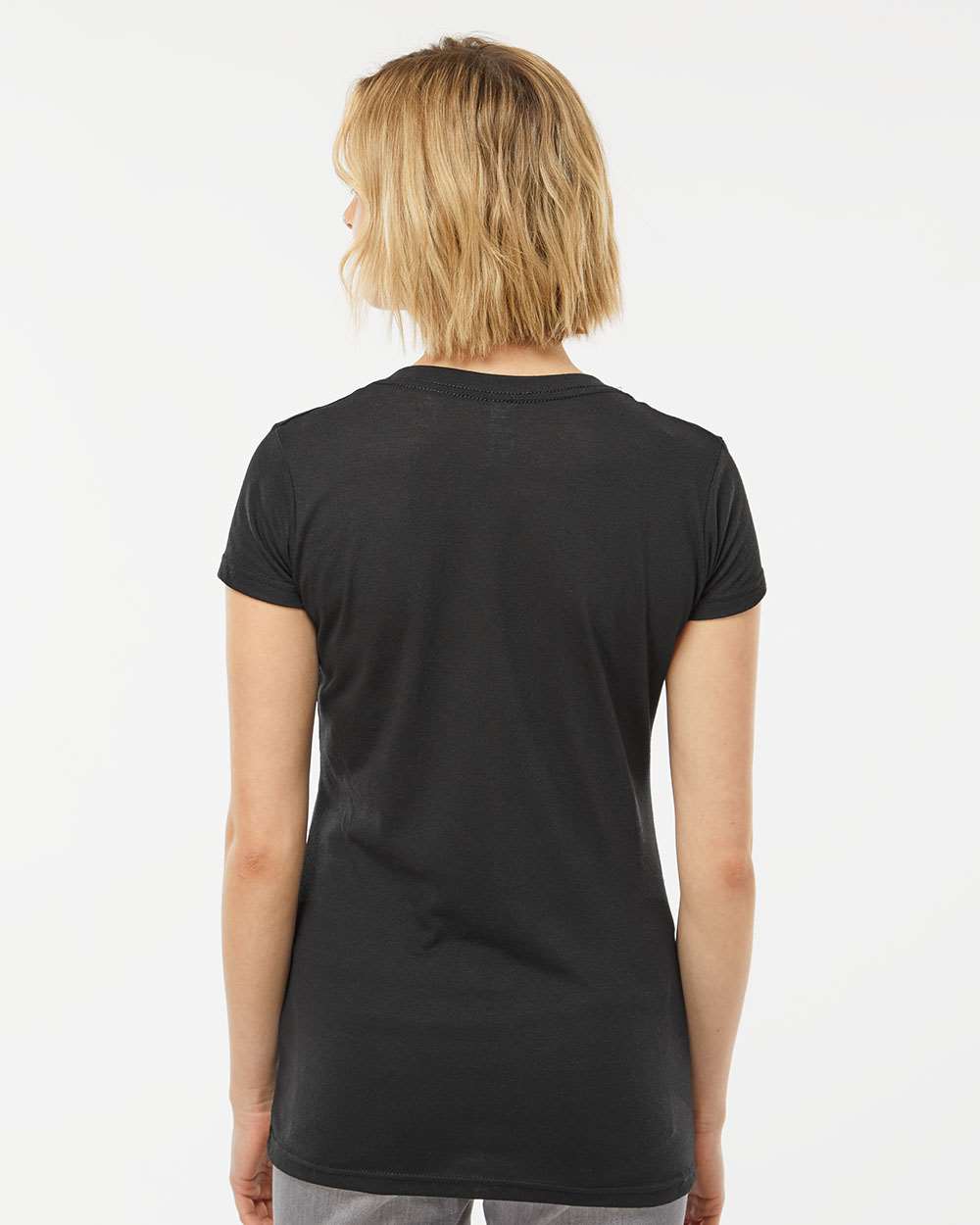 Women's Poly-Rich V-Neck T-Shirt | 244