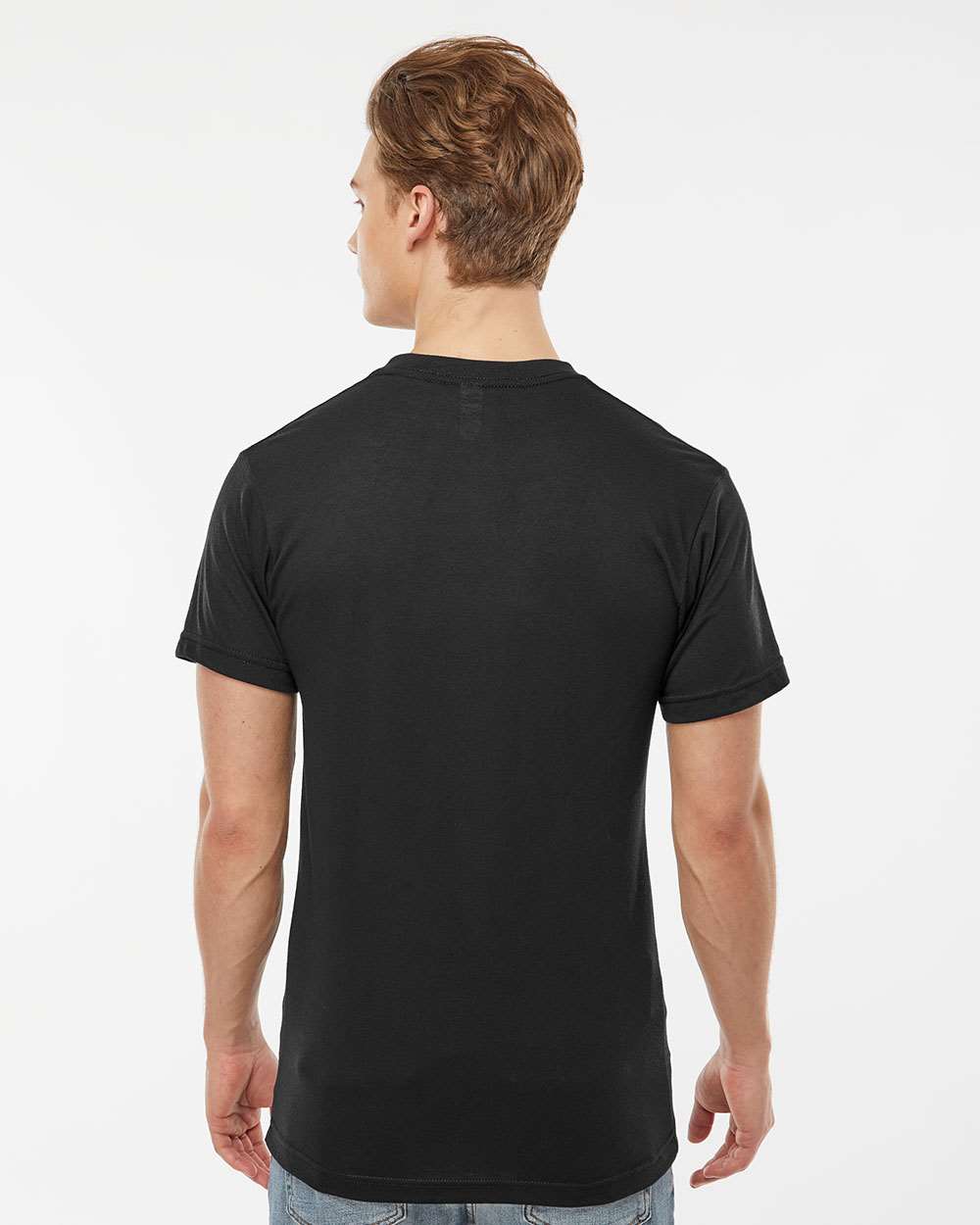 Men's Poly-Rich V-Neck T-Shirt | 207