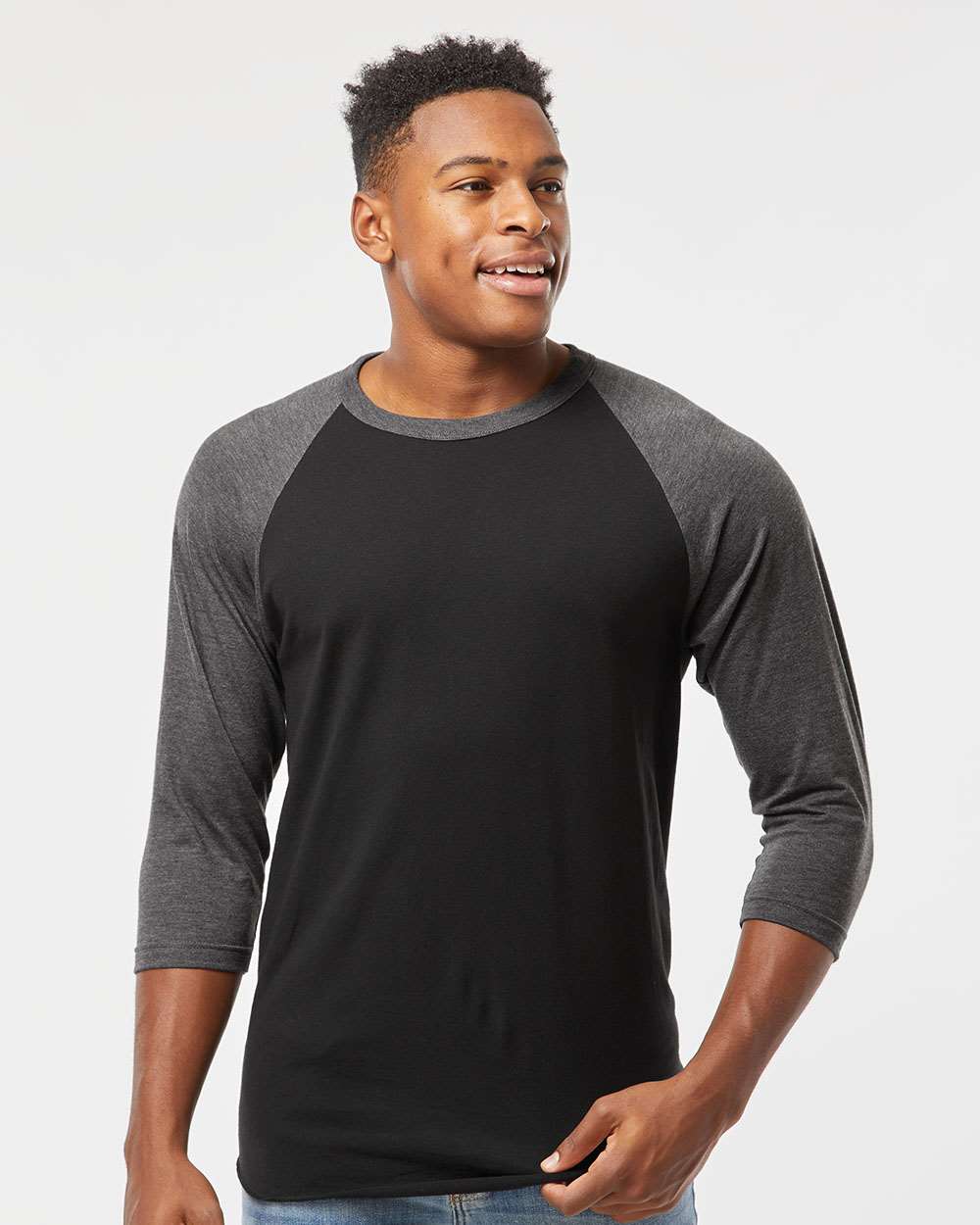Unisex Fine Jersey Raglan T-Shirt | 245