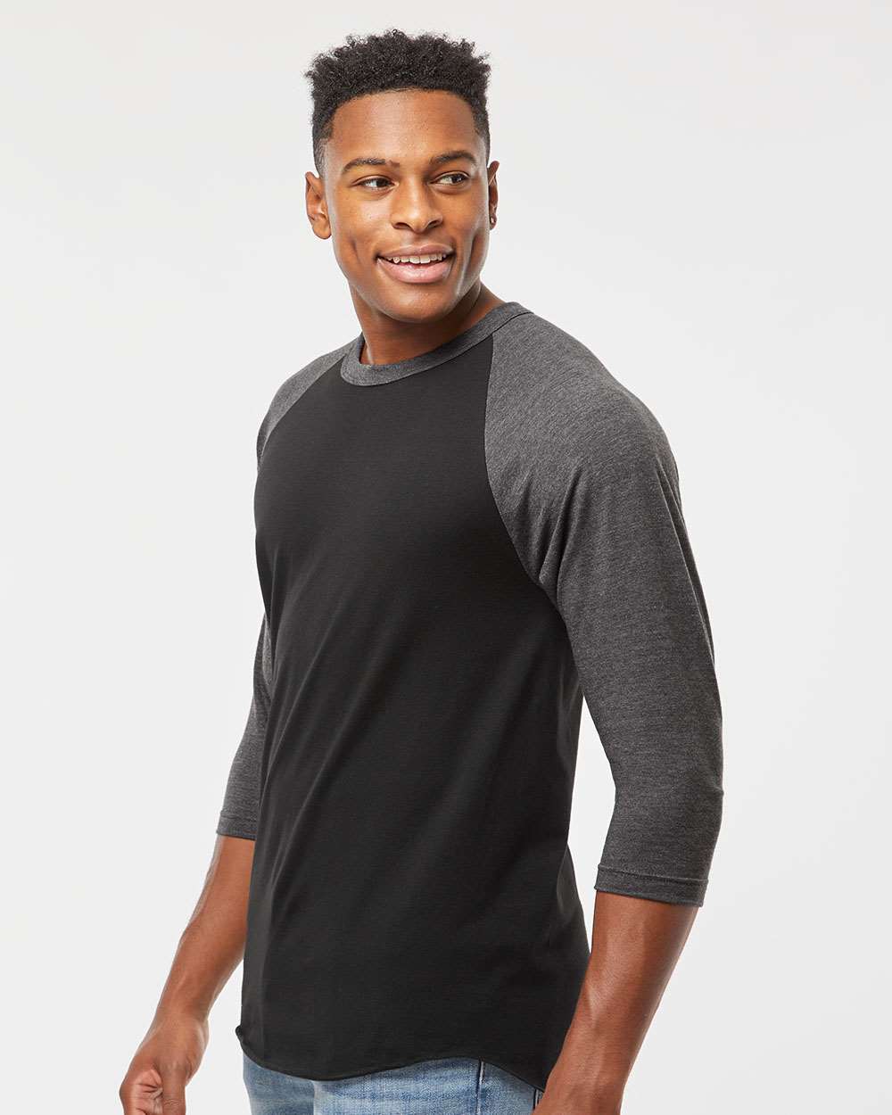 Unisex Fine Jersey Raglan T-Shirt | 245