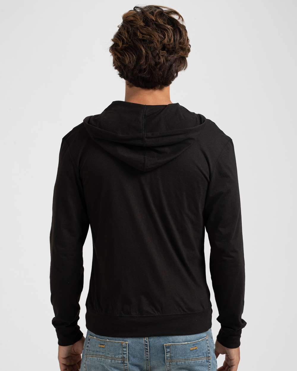 Unisex Beach Full-Zip Hooded Long Sleeve T-Shirt | 260