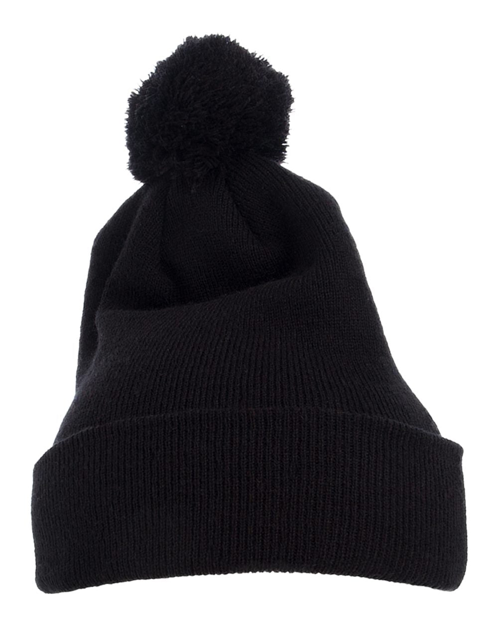 Pom-Pom Cuffed Knit Beanie | 1501P