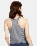 Women's Sheer Cropped Racer Tank Top | US510