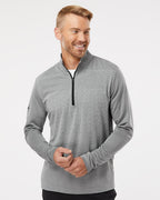 Sudadera para hombre Ultimate365 Heather Block con cremallera de cuarto | A522