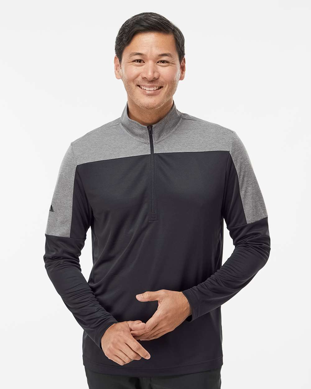 Men's Ultimate365 Lightweight Colorblocked Quarter-Zip Pullover | A552