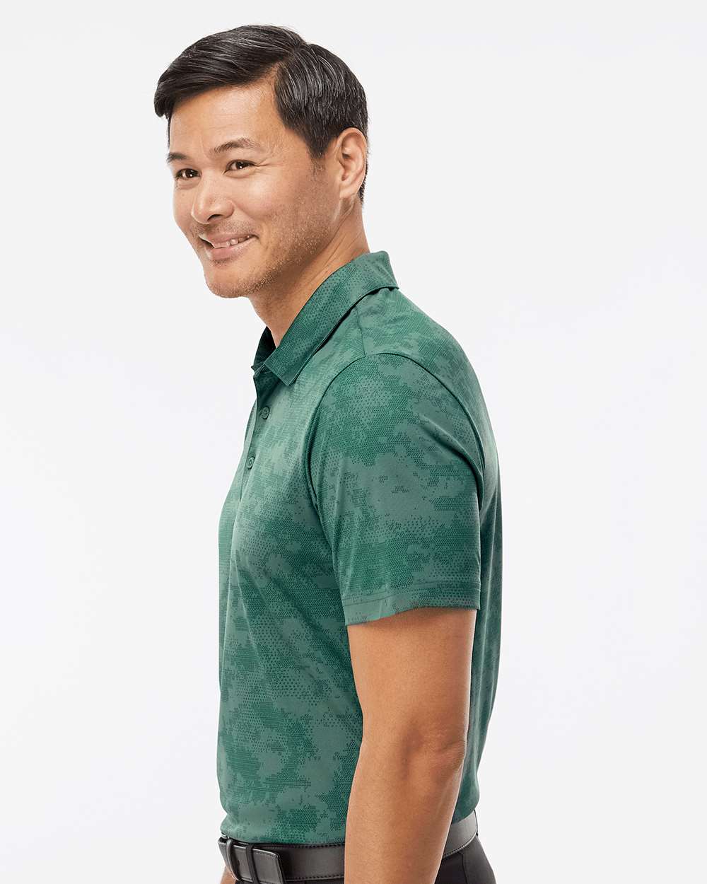 Men's All Over Camo Print Polo | A550