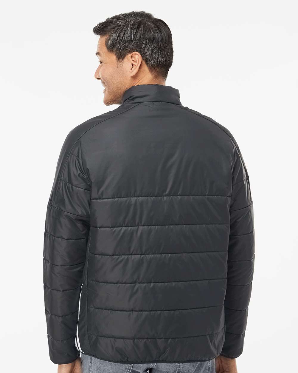 Men's 3-Stripes Puffer Full-Zip Jacket | A570