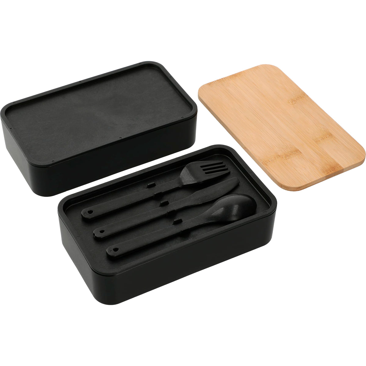 Stackable Bamboo Fiber Bento Box | 1033-85 image 2