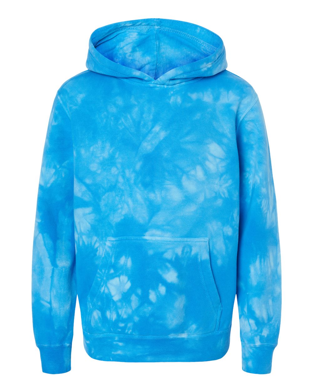 Youth Midweight Tie-Dyed Hooded Sweatshirt | PRM1500TD