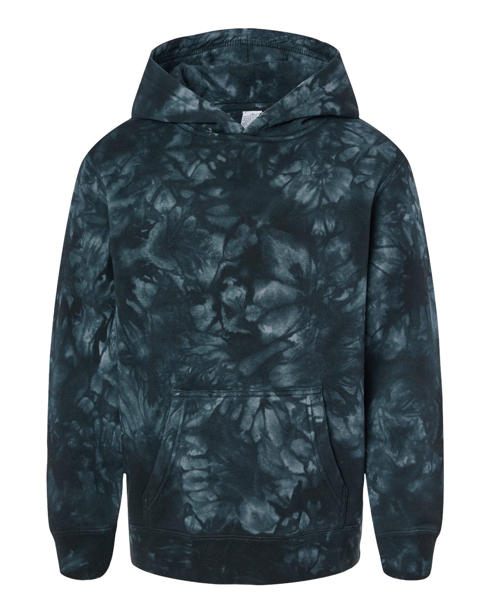Youth Midweight Tie-Dyed Hooded Sweatshirt | PRM1500TD