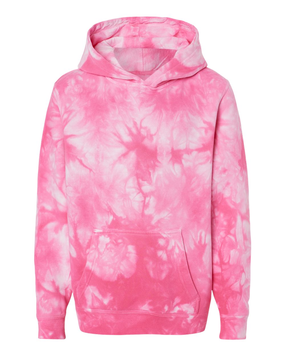Youth Midweight Tie-Dyed Hooded Sweatshirt | PRM1500TD