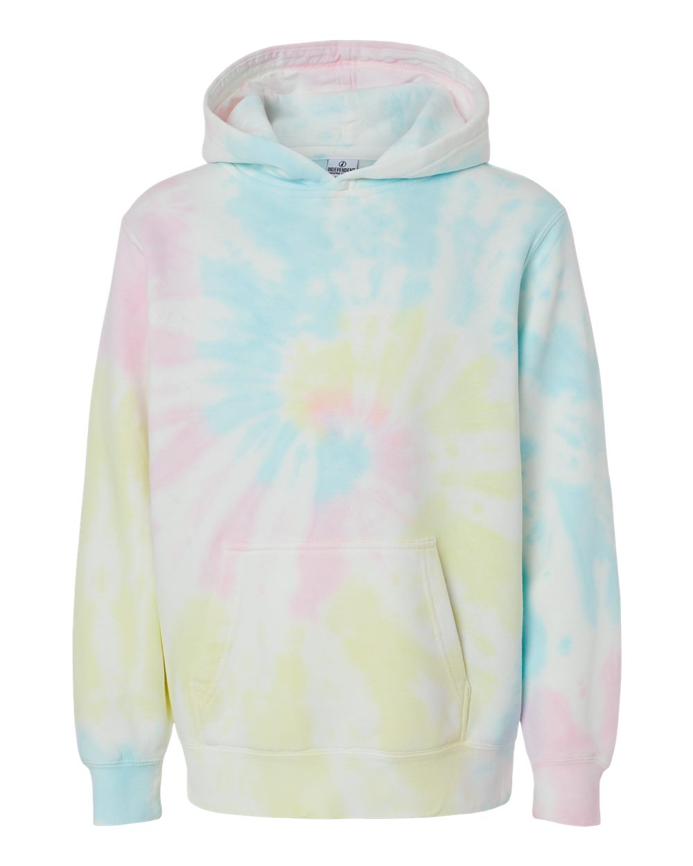 Youth Midweight Tie-Dyed Hooded Sweatshirt | PRM1500TD