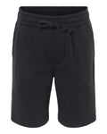 Independent Trading Co. PRM16SRT Youth Lightweight Special Blend Fleece Shorts - Black
