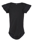 Infant Flutter Sleeve Baby Rib Bodysuit | 4439