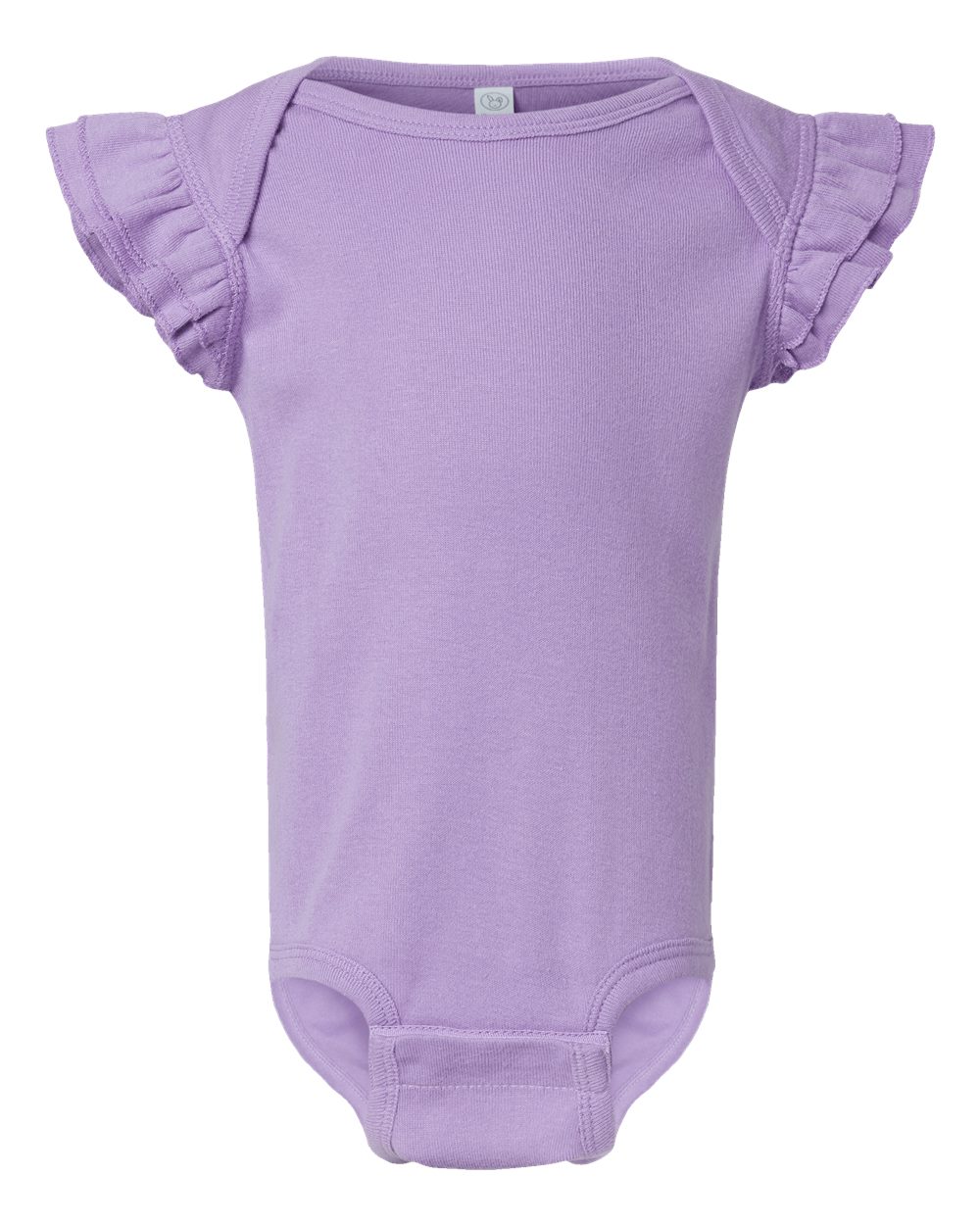 Infant Flutter Sleeve Baby Rib Bodysuit | 4439