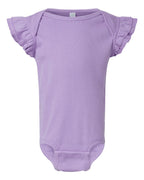 Infant Flutter Sleeve Baby Rib Bodysuit | 4439