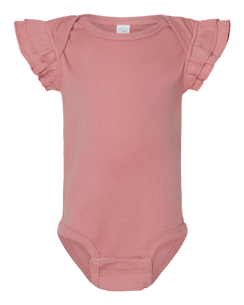 Infant Flutter Sleeve Baby Rib Bodysuit | 4439