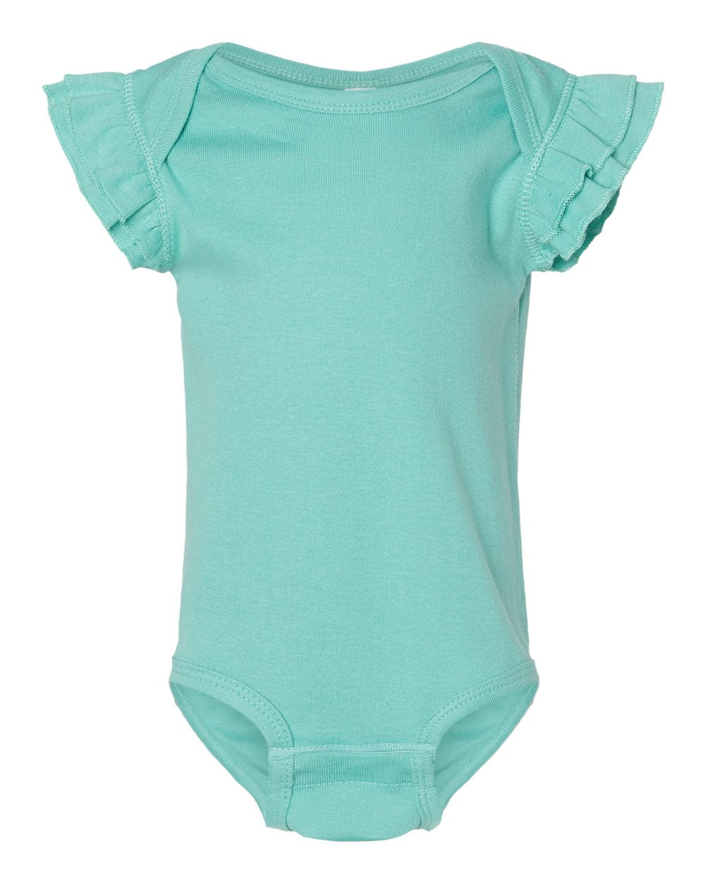 Infant Flutter Sleeve Baby Rib Bodysuit | 4439