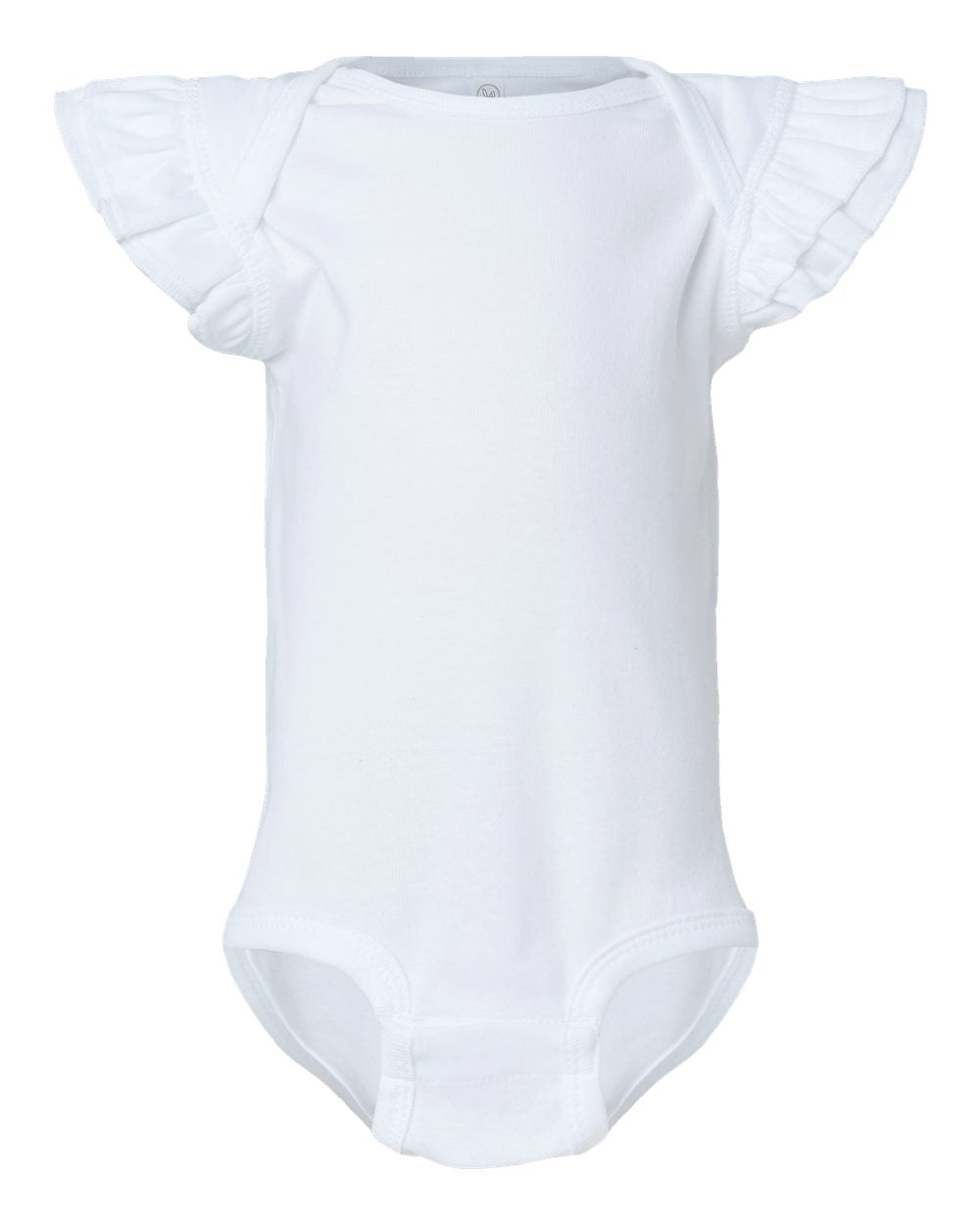 Infant Flutter Sleeve Baby Rib Bodysuit | 4439