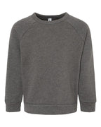 Toddler Sponge Fleece Raglan Crewneck Sweatshirt | 3901T