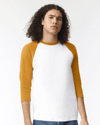 Unisex CVC Three-Quarter Sleeve Tee | 2003CVC