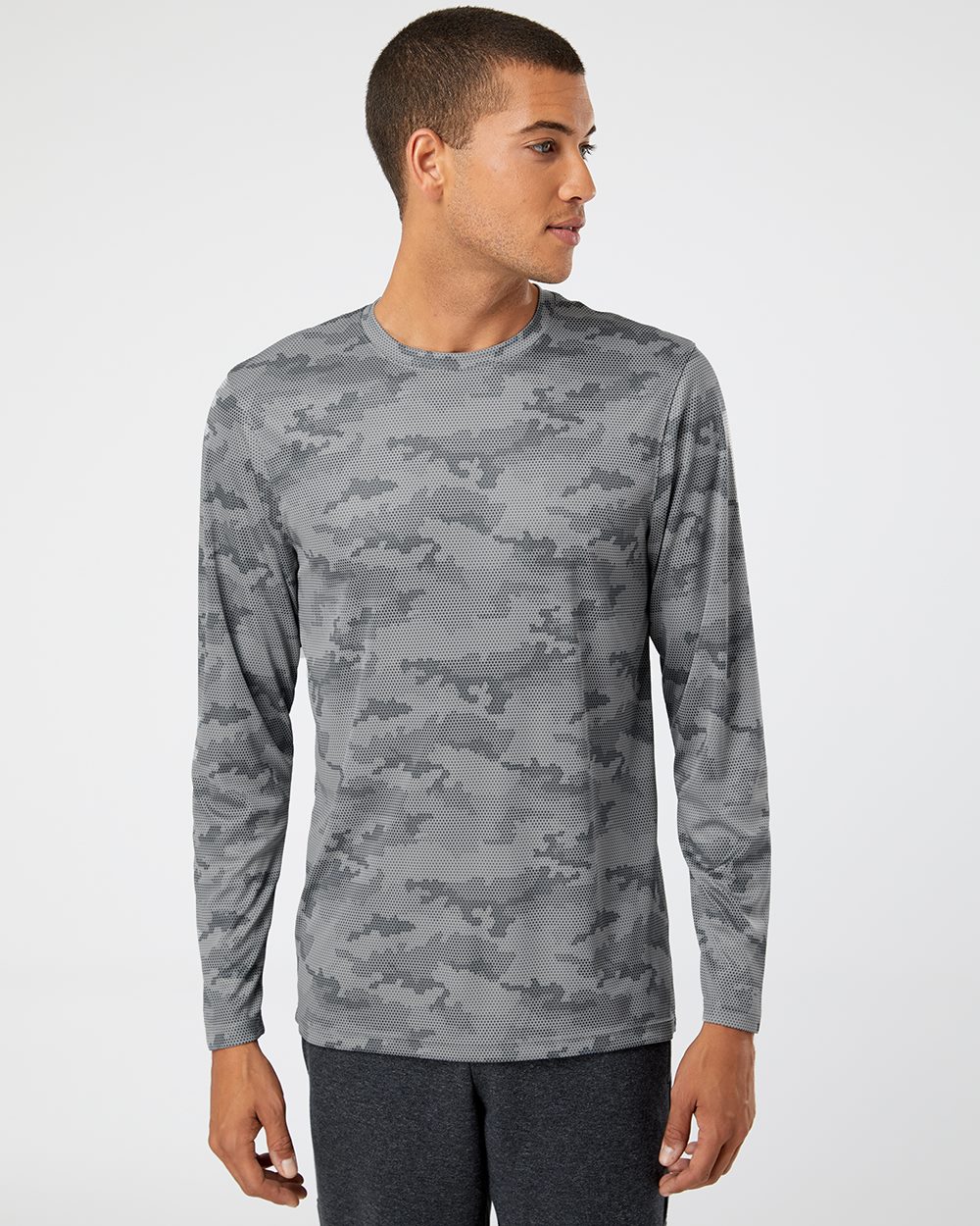 Unisex Pompano Performance Camo Long Sleeve T-Shirt | 217