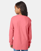 Youth Garment-Dyed Long Sleeve T-Shirt | GDH275