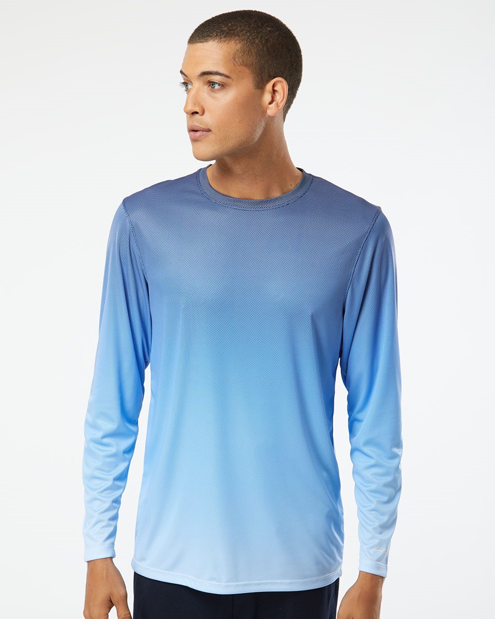 Unisex Barbados Performance Pin Dot Long Sleeve T-Shirt | 225