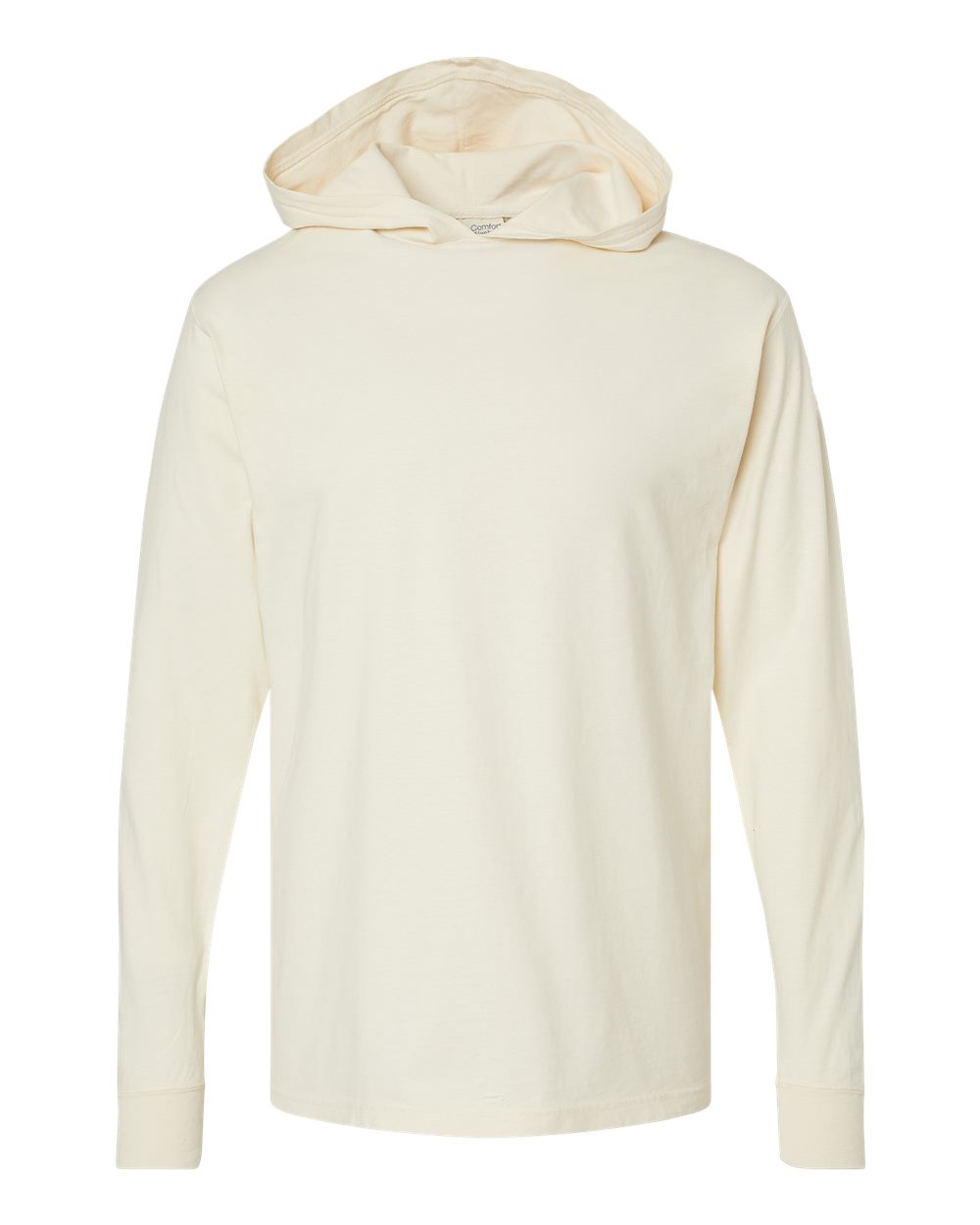 Unisex Garment-Dyed Jersey Hooded Long Sleeve T-Shirt | GDH280