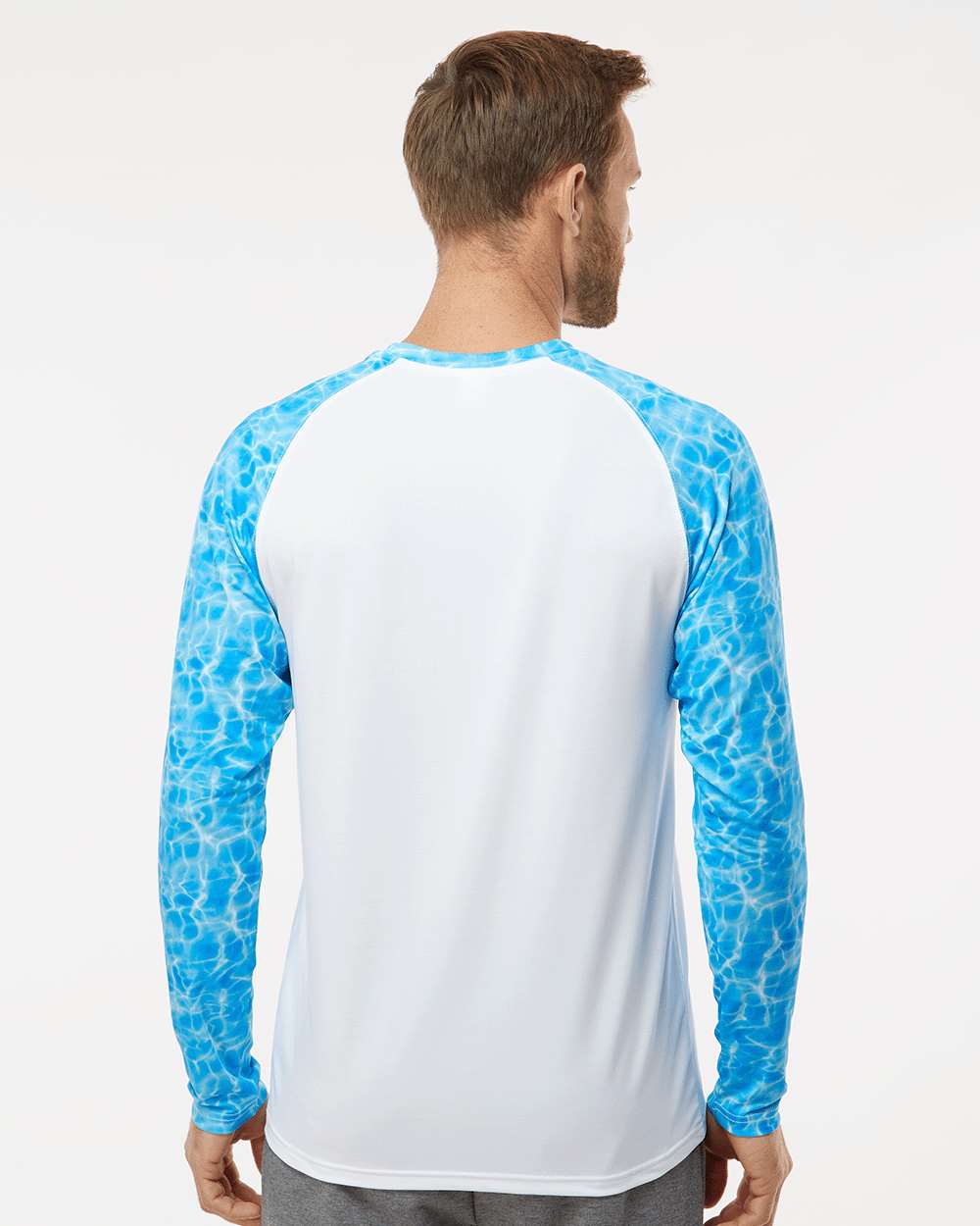 Men's Panama Colorblocked Long Sleeve T-Shirt | 231