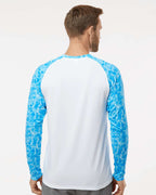 Men's Panama Colorblocked Long Sleeve T-Shirt | 231