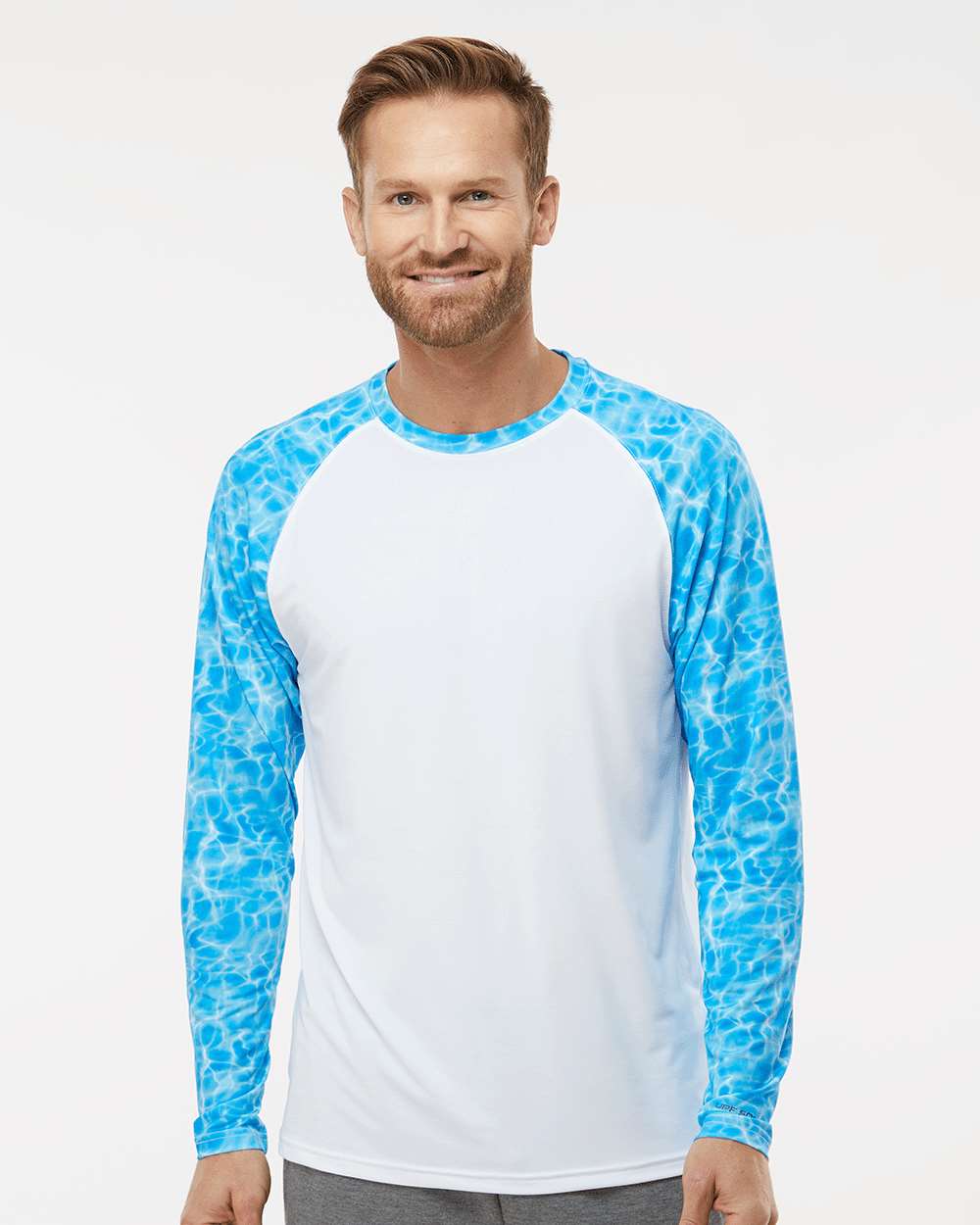 Men's Panama Colorblocked Long Sleeve T-Shirt | 231