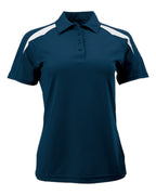 Women's Contrast Insert Mesh Polo | 106