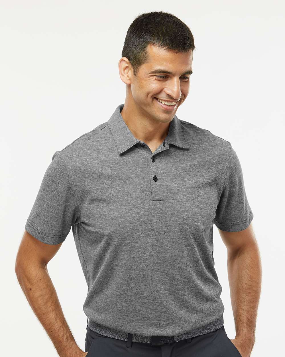 Men's Heathered Polo | A582