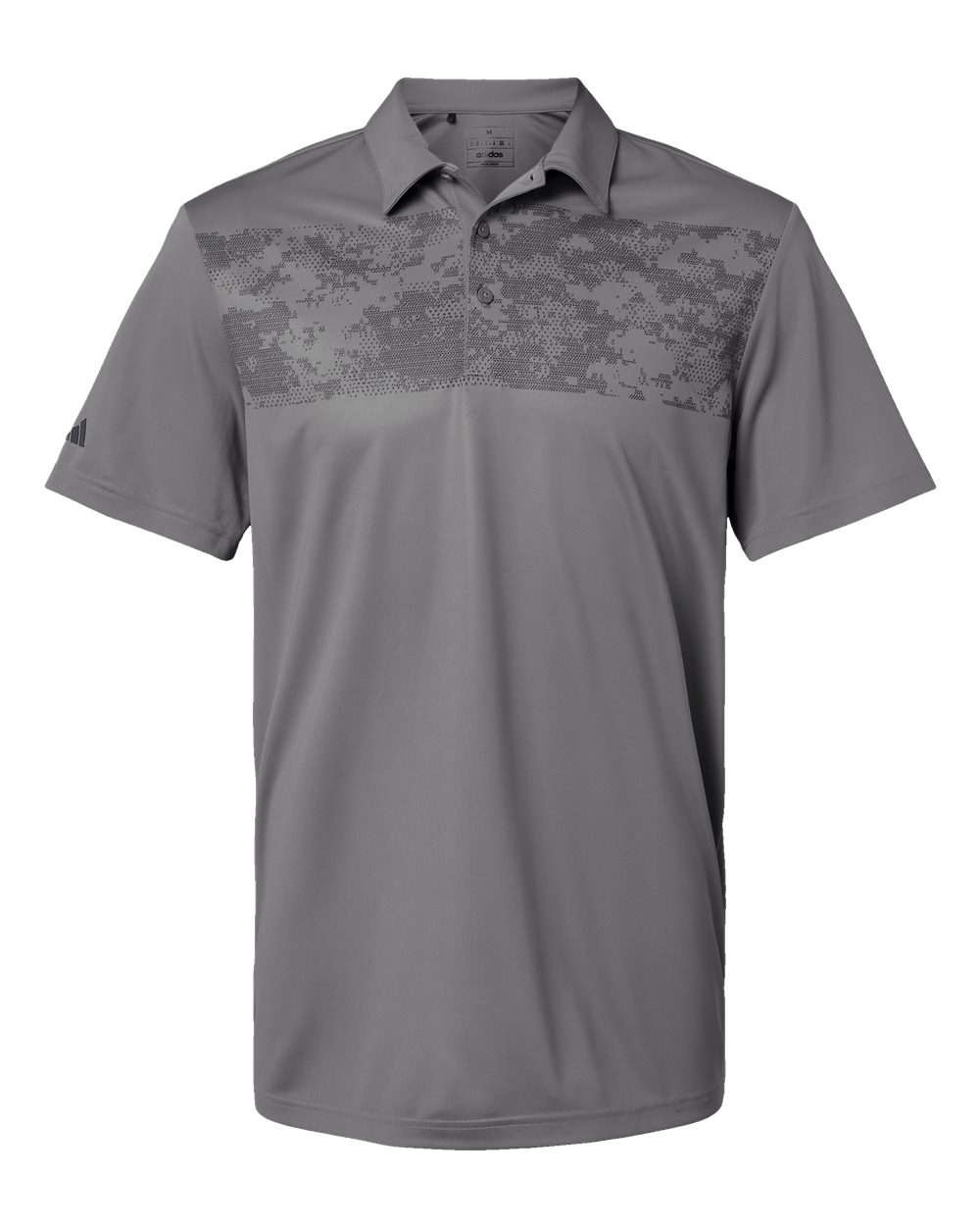 Adidas A585 Men's Camo Chest Print Polo