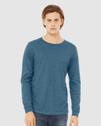 Heather CVC Long Sleeve Tee | 3501CVC