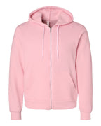 Sudadera con capucha unisex de forro polar esponjoso con cremallera completa | 3739