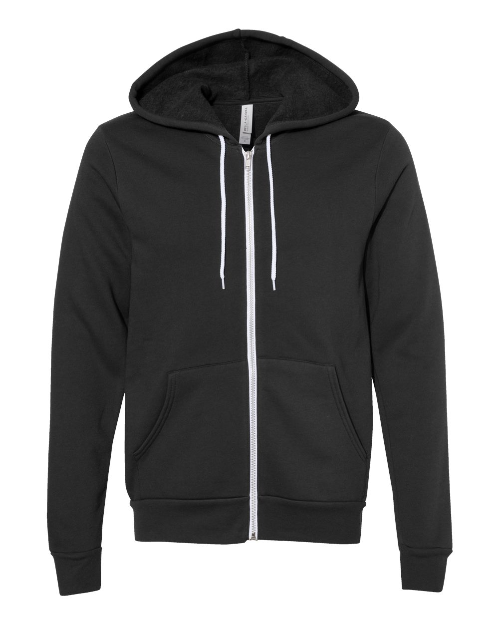 Unisex Sponge Fleece Full-Zip Hoodie Sweatshirt | 3739