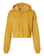 Sudadera con capucha corta de forro polar para mujer | 7502