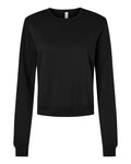 Sudadera para mujer con cuello redondo de felpa esponjosa | 7511