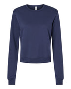 Sudadera para mujer con cuello redondo de felpa esponjosa | 7511