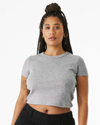 Women's Micro Rib Baby Tee | 1010